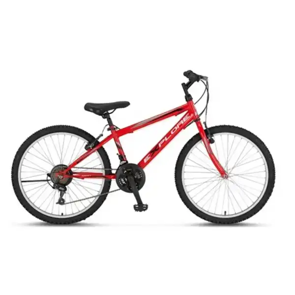 ÜMİT 2433 EXPLORER ERKEK DAĞ BİSİKLETİ V 24 JANT 21 VİTES KIRMIZI