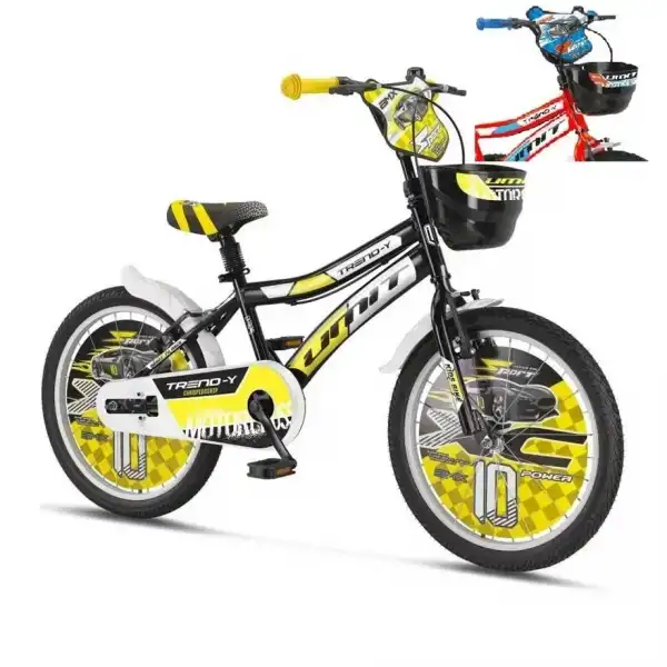 ÜMİT 2002 TREND-Y-BMX-SEPET-V-ERKEK ÇOCUK BİSİKLETİ 20 JANT TURUNCU MAVİ