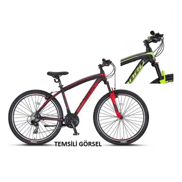 ÜMİT 2762 CAMARO M ERKEK DAĞ BİSİKLETİ 459H V 27.5 JANT 21 VİTES SİYAH LİME