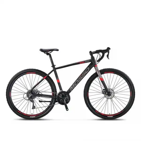 MOSSO GVL290 CLARIS ERKEK YARIŞ BİSİKLETİ 533H MD 29 JANT 16 VİTES SİYAH KIRMIZI