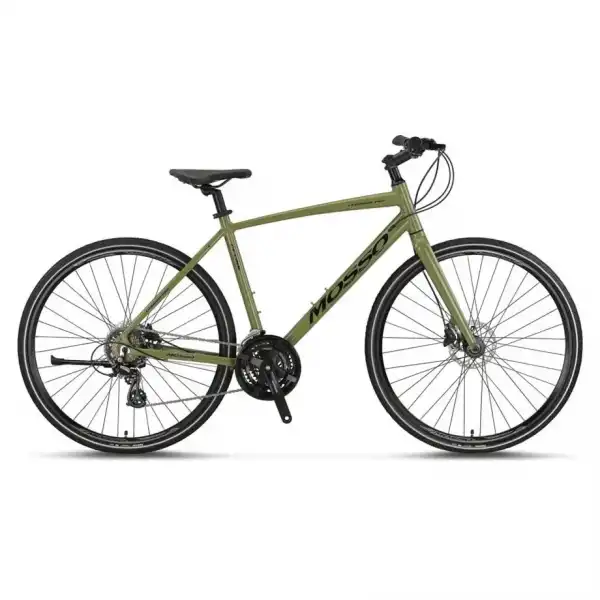 MOSSO LEGARDA-PRO-X21-MDM ERKEK ŞEHİR BİSİKLETİ 510H HD 28 JANT 21 VİTES YEŞİL SİYAH