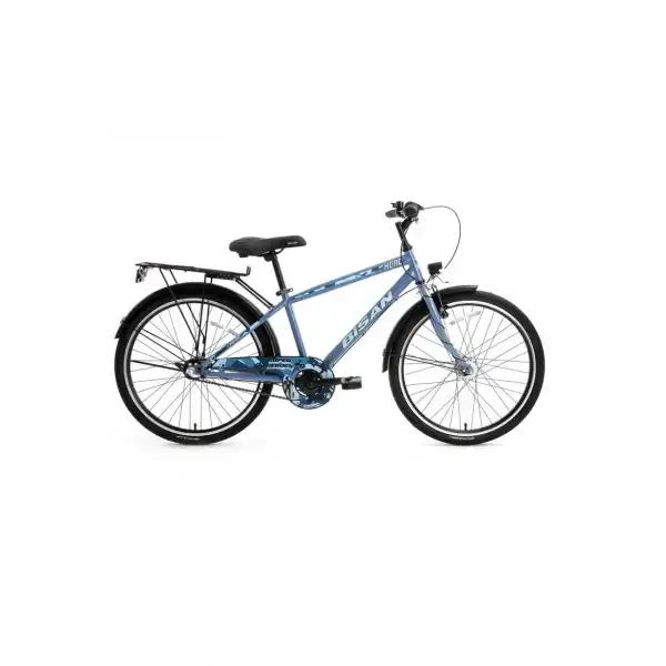 BİSAN HERO ERKEK ŞEHİR BİSİKLETİ 36CM V 24 JANT 3 VİTES METALİK MAVİ MAVİ