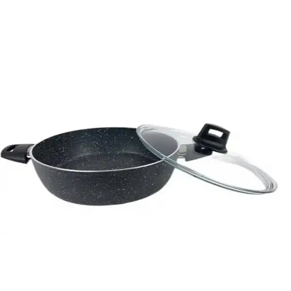 EDA COOKWARE ZETRA TENCERE BASIK GRANİT 22 CM GRİ  ZK-021