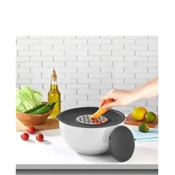 AROW CHOPPER AKILLI KARIŞTIRMA & SAKLAMA KABI RENDELİ AKRİLİK  4.6 LT 25 CM BEYAZ TR-3633