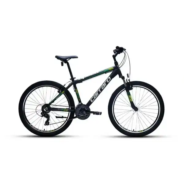 CARRARO SPEED 260 ERKEK DAĞ BİSİKLETİ 410H V 26 JANT 21 VİTES MAT SİYAH YEŞİL KOYU YEŞİL