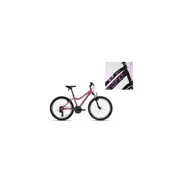 CARRARO SPEED 242 KADIN DAĞ BİSİKLETİ 360H V 24 JANT 21 VİTES MAT SİYAH PEMBE BEYAZ