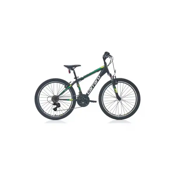 CARRARO SPEED 240 ERKEK DAĞ BİSİKLETİ 360H V 24 JANT 21 VİTES MAT SİYAH YEŞİL KOYU YEŞİL