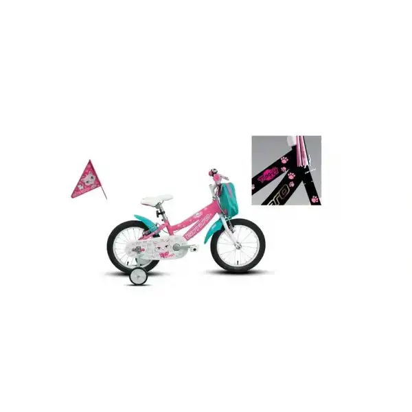CARRARO MOGGY KIZ ÇOCUK BİSİKLETİ 250H V 20 JANT SİYAH ALTIN PEMBE