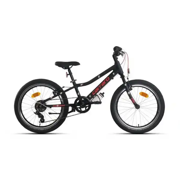 CARRARO RED EAGLE ERKEK ÇOCUK BİSİKLETİ 230H 6 VİTES V 20 JANT MAT SİYAH KIRMIZI