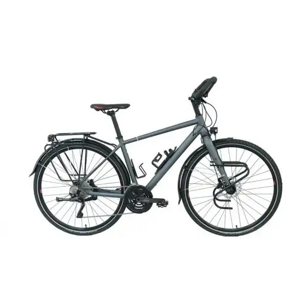 CARRARO CR-T WORLD ERKEK ŞEHİR BİSİKLETİ 460H HD 28 JANT 22 VİTES MAT ANTRASİT KIRMIZI