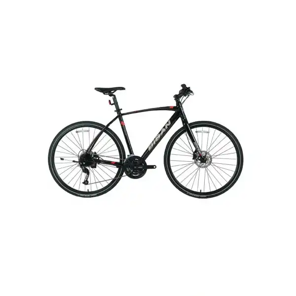 BİSAN TRX 8600 ALTUS ERKEK ŞEHİR BİSİKLETİ 54CM HD 28 JANT 27 VİTES PARLAK SİYAH KIRMIZI