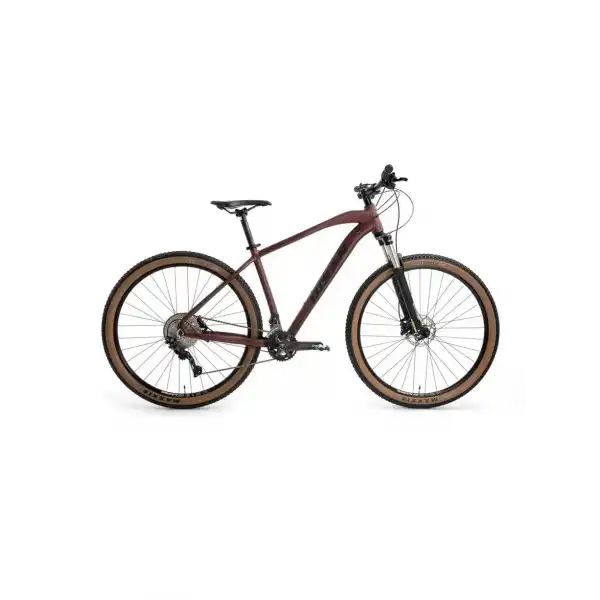 BİSAN MTX 7600 ERKEK DAĞ BİSİKLETİ 43 CM HD 27.5 JANT 20 VİTES MAT KOYU BORDO SİYAH