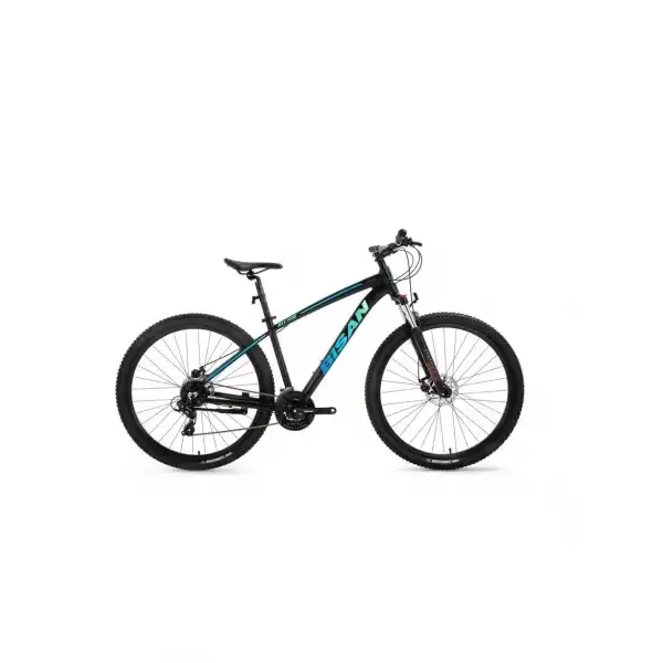 BİSAN MTX 7200 ERKEK DAĞ BİSİKLETİ 43CM MD 26 JANT 24 VİTES MAT SİYAH MAVİ