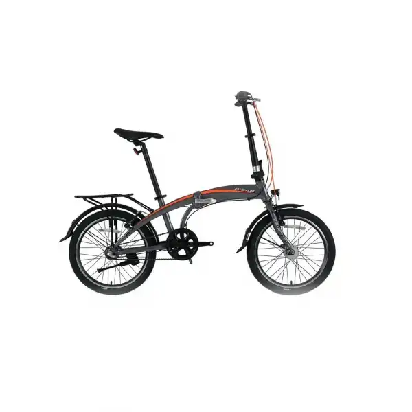 BİSAN FX 3500-NX3 KATLANIR BİSİKLET 32CM V 20 JANT NEX.3 VİTES METALİK GRİ TURUNCU