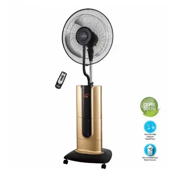 AIRKING COOL PRO 18 INCH 45,72CM İYONİZERLİ  AYAKLI VANTİLATÖR GOLD