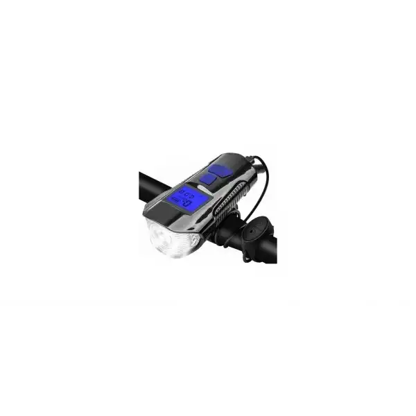 FORTE GT XBYC 6029 FY-317 BİSİKLET KİLOMETRE SAATİ ÖN LAMBA USB MAVİ