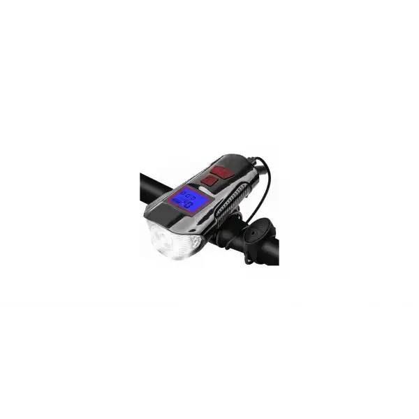 FORTE GT XBYC 6029 FY-317 BİSİKLET KİLOMETRE SAATİ ÖN LAMBA USB KIRMIZI