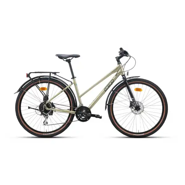 CARRARO SPORTIVE 725 KADIN ŞEHİR BİSİKLETİ 432H HD 27.5 JANT 16 VİTES LIME YEŞİL KOYU YEŞİL BEYAZ