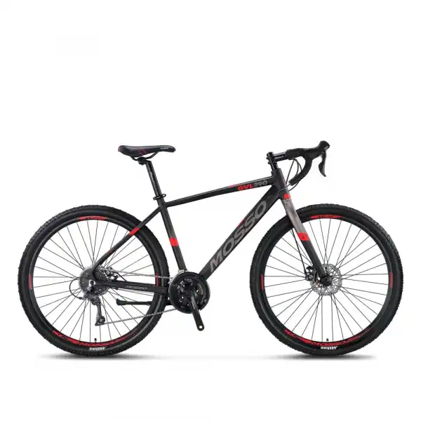 MOSSO GVL290 CLARIS ERKEK YARIŞ BİSİKLETİ 482H MD 29 JANT 16 VİTES SİYAH KIRMIZI