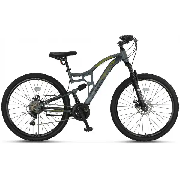ÜMİT 2959 STALLION-MSD-2D ERKEK DAĞ BİSİKLETİ 430H 29 JANT 21 VİTES ANTRASİT GREEN