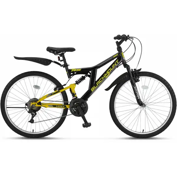 ÜMİT 2429 BLACKMOUNT ERKEK DAĞ BİSİKLETİ MSV-V 24 JANT 21 VİTES SRN SİYAH SARI