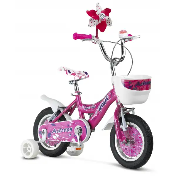 ÜMİT 1264 ACTRES-BMX-SEPET-V-KIZ ÇOCUK BİSİKLETİ 12 JANT PEMBE