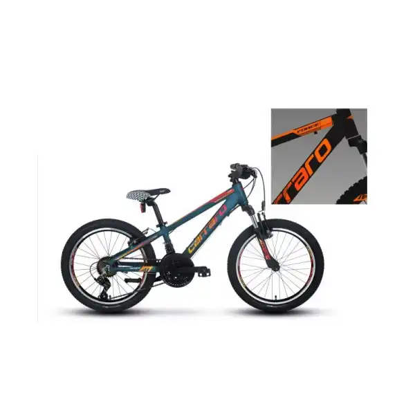CARRARO FORCE 200 ERKEK ÇOCUK BİSİKLETİ 250H V 20 JANT 21 VİTES ANTRASIT TURUNCU BEYAZ