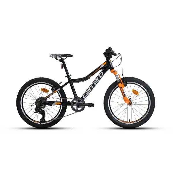 CARRARO SPEED 200 ERKEK ÇOCUK BİSİKLETİ 300H V 20 JANT 7 VİTES SİYAH TURUNCU BEYAZ