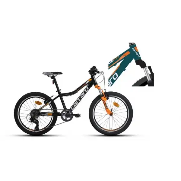 CARRARO SPEED 200 ERKEK ÇOCUK BİSİKLETİ 300H V 20 JANT 7 VİTES SATEN MAVİ TURUNCU BEYAZ