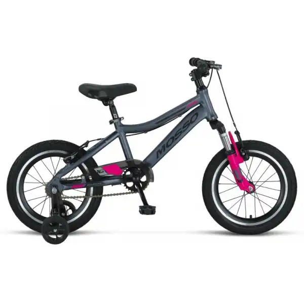 MOSSO WILDFIRE L-16-V KIZ ÇOCUK BİSİKLETİ  255H V 16 JANT ANTRASİT PEMBE
