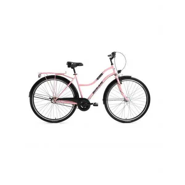 BİSAN BELLA KADIN ŞEHİR BİSİKLETİ 42CM V 26 JANT 3 VİTES PUDRA PEMBE SİYAH