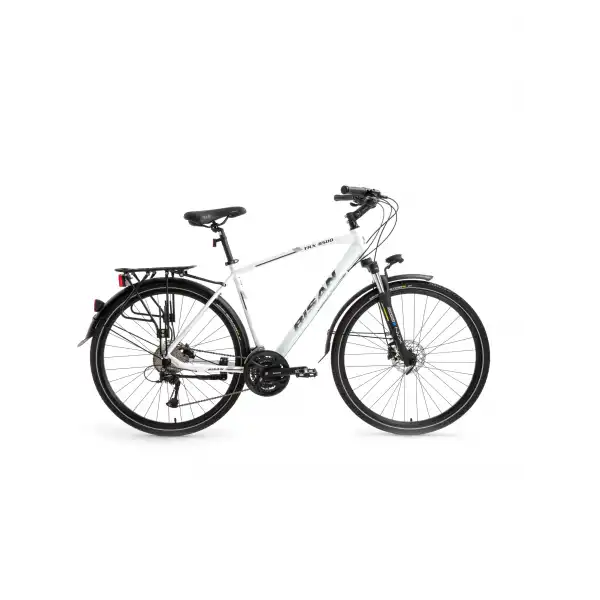 BİSAN TRX 8500 CITY ERKEK ŞEHİR BİSİKLETİ 46CM HD 28 JANT 27 VİTES MAT BEYAZ LACİVERT