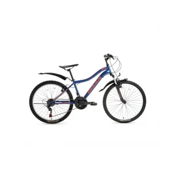 BİSAN ROCKY ERKEK DAĞ BİSİKLETİ 42CM V 26 JANT 21 VİTES LACİVERT KIRMIZI