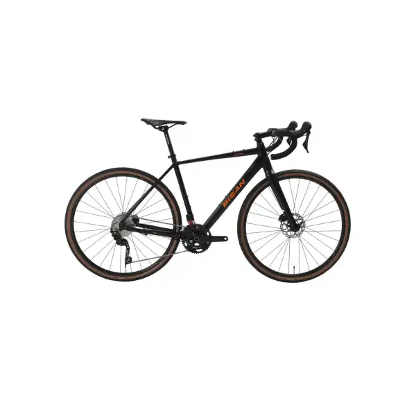 BİSAN ALL TRAIL GRX400 ERKEK YARIŞ BİSİKLETİ 500H HD 28 JANT 20 VİTES MAT SİYAH TURUNCU