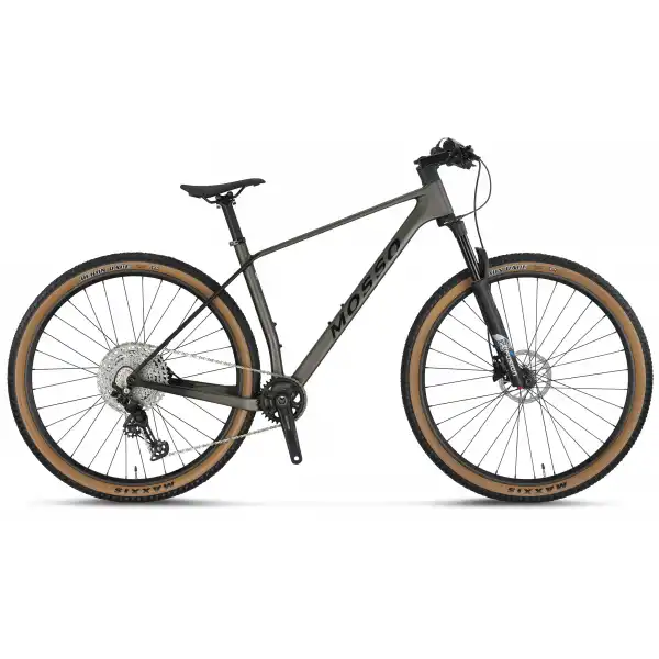 MOSSO LANTOP 612 PLUS HD ERKEK DAĞ BİSİKLETİ KARBON 430H  29 JANT 12 VİTES MAT SİYAH GRİ