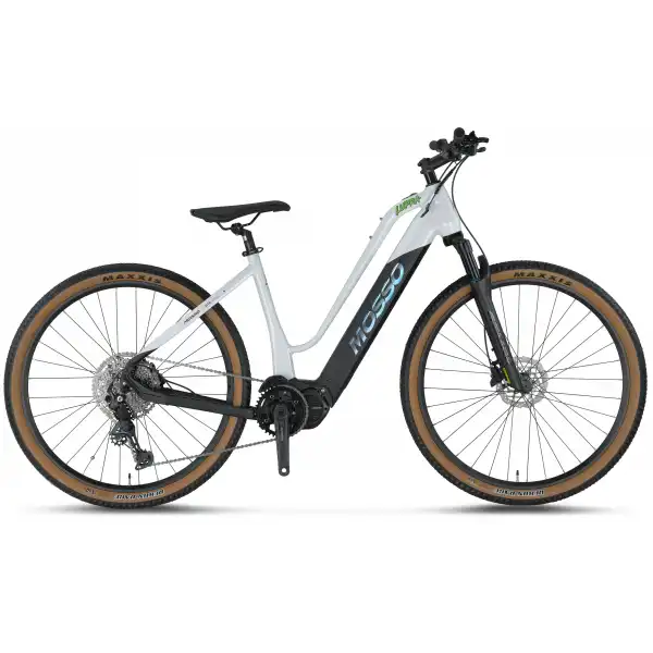 MOSSO E-LUPRA ELEKTRİKLİ KADIN DAĞ BİSİKLET 430H HD 28 JANT 11 VİTES WHITE BLACK