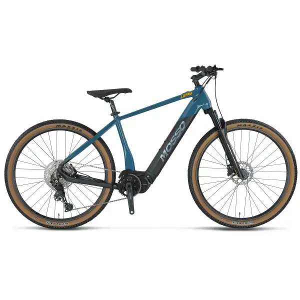 MOSSO E-LUPRA ELEKTRİKLİ ERKEK DAĞ BİSİKLET 480H HD 28 JANT 11 VİTES BLUE BLACK