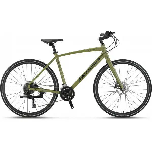MOSSO LEGARDA-PRO-X18-MDM ERKEK ŞEHİR BİSİKLETİ 510H HD 28 JANT 18 VİTES YEŞİL SİYAH