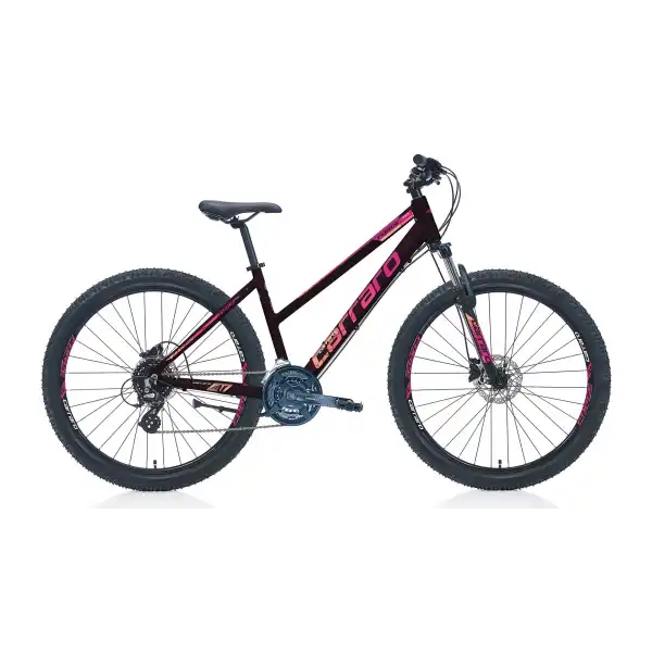 CARRARO FORCE 751 KADIN DAĞ BİSİKLETİ 382H HD 27.5 JANT 24 VİTES MAT MÜRDÜM FUŞYA MERCAN