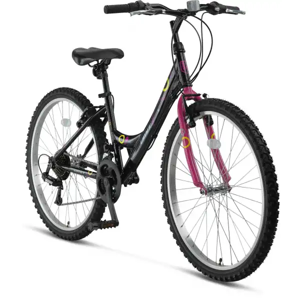 ÜMİT 2400 COLORADO KADIN DAĞ BİSİKLETİ V 24 JANT 21 VİTES SİYAH PEMBE
