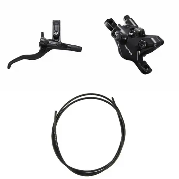 SHIMANO HİDROLİK DİSK FREN SET SAĞ ARKA BL-M4100(R), BR-MT410(R) KANATSIZ ADAPTÖRSÜZ SİYAH