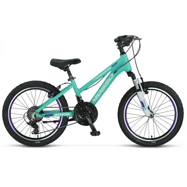 MOSSO WILDFIRE L-20-V KIZ ÇOCUK BİSİKLETİ 280H 20 JANT 18 VİTES EMERALD MOR