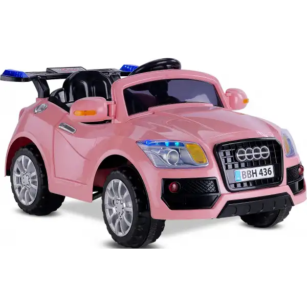 BABYHOPE 436 KUMANDALI 12V AKÜLÜ ARABA PASTEL PEMBE
