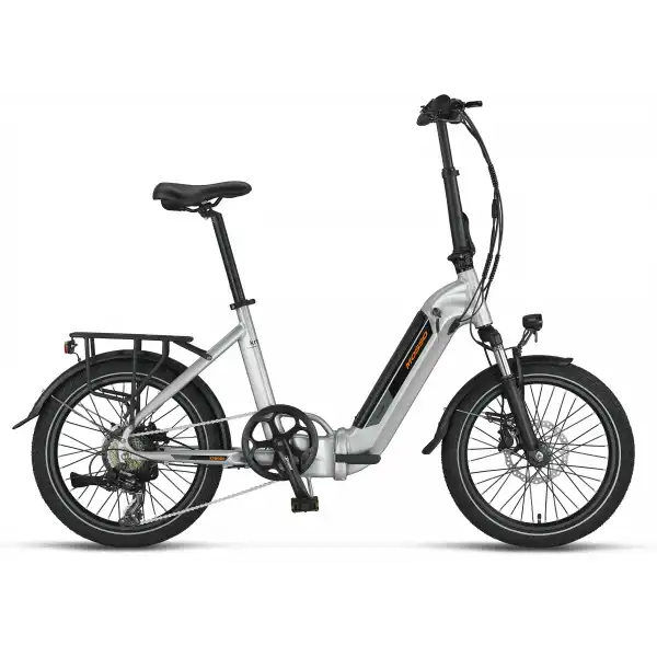 MOSSO KRONOS ELEKTRİKLİ KATLANIR BİSİKLET 390H HYD 20 JANT 7 VİTES SİLVER