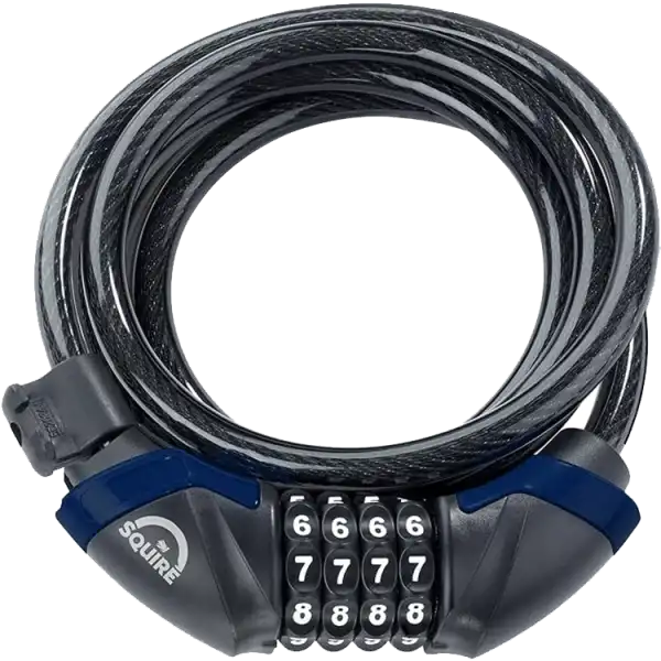 SQUIRE ZENITH COMBI XBYC-4523 ŞİFRELİ KİLİT 12MM-1800MM LED IŞIKLI SİYAH