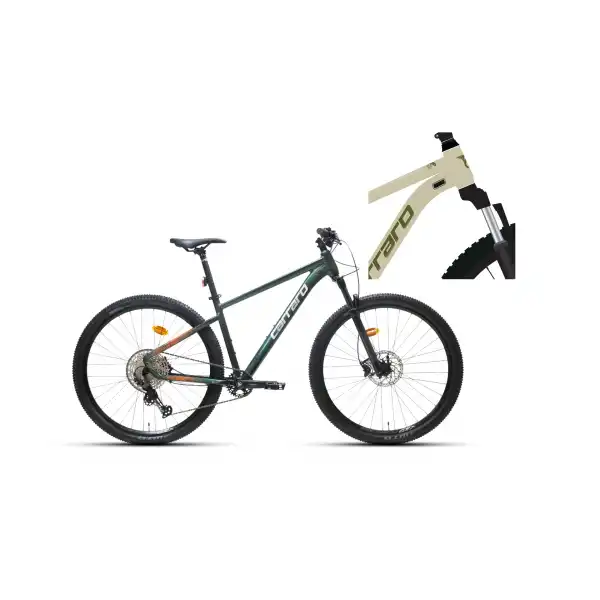 CARRARO CRX 912 ERKEK DAĞ BİSİKLETİ 480H HD 29 JANT 21 VİTES MAT BEJ YEŞİL