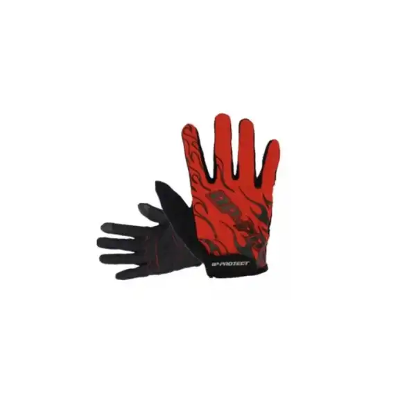 FORTE GT XBYC HJ 0273 KROS UZUN PARMAK ELDİVEN L KIRMIZI SİYAH