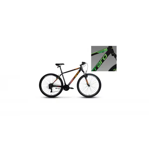 CARRARO FORCE 900 ERKEK DAĞ BİSİKLETİ 440H V 29 JANT 21 VİTES MAT SİYAH YEŞİL GÜMÜŞ