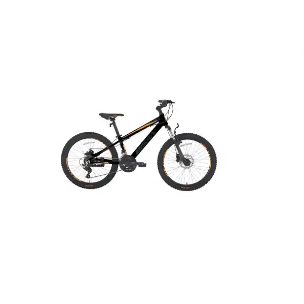 BİSAN COOPER ERKEK DAĞ BİSİKLETİ 30 CM HD 24 JANT 21 VİTES MAT SİYAH TURUNCU