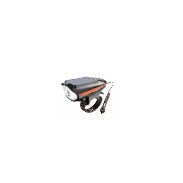 FORTE GT XBYC 6163 SOLAR ÖN IŞIK-KORNA USB SARJLI 7588 SİYAH TURUNCU